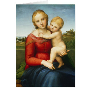 Cartão O Cowper pequeno Madonna, c.1505 (óleo no painel)