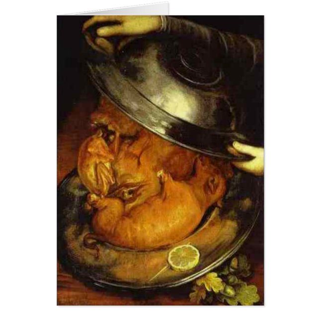 Cartão O cozinheiro - 1570 (Frente)