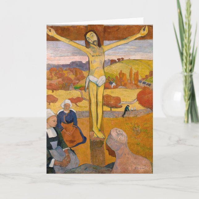 Cartão O Cristo Amarelo | Paul Gauguin (Frente)