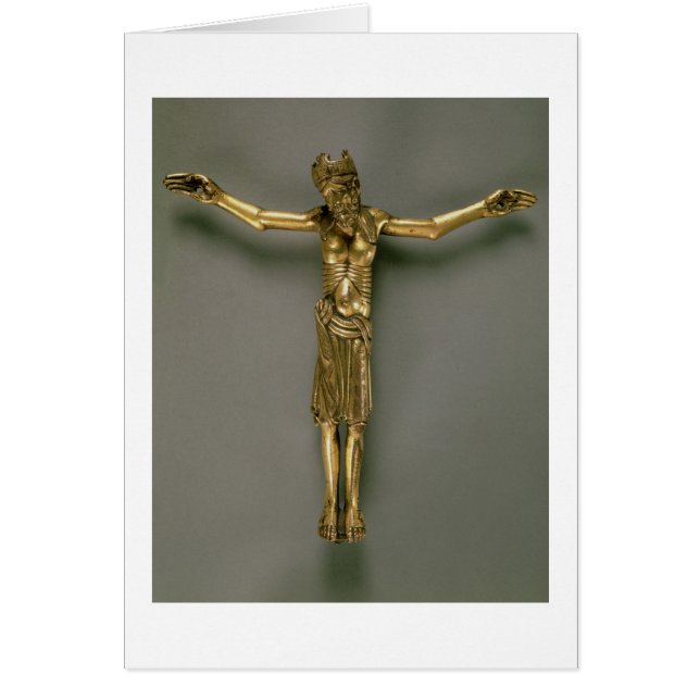 Cartão O Cristo Crucificado, francês, segunda metade do 1 (Frente)