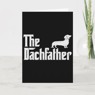 Cartão O Dachshund Cachorro Salsicha Engraçado Presentes