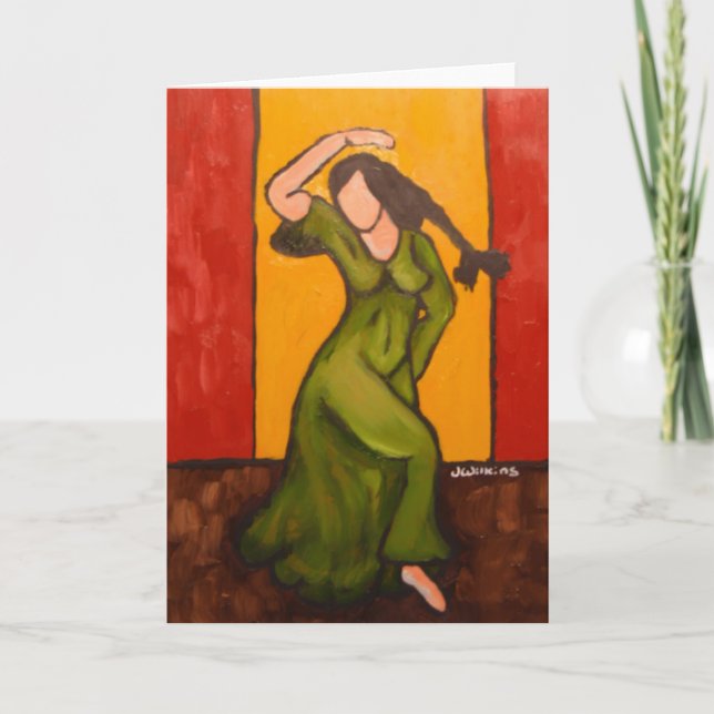 Cartão o dançarino (Frente)