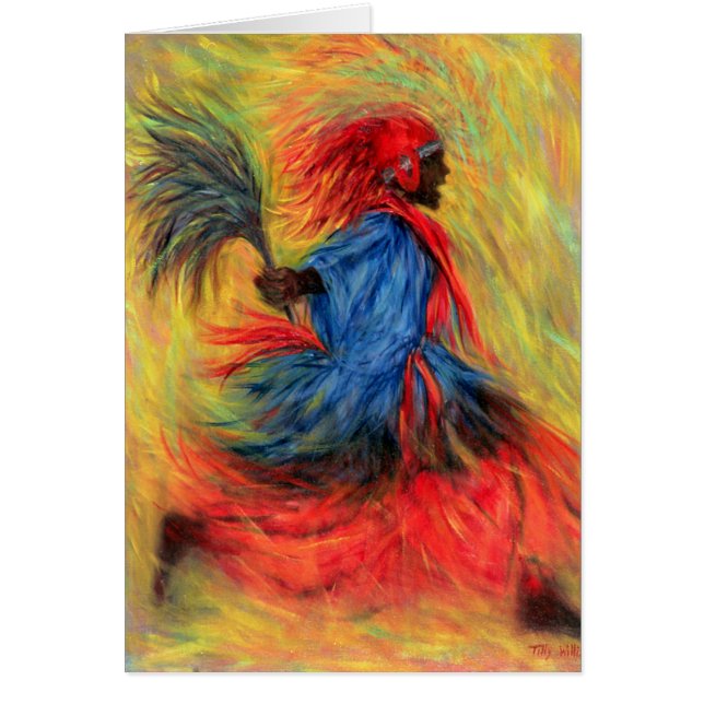 Cartão O dançarino 1998 (Frente)