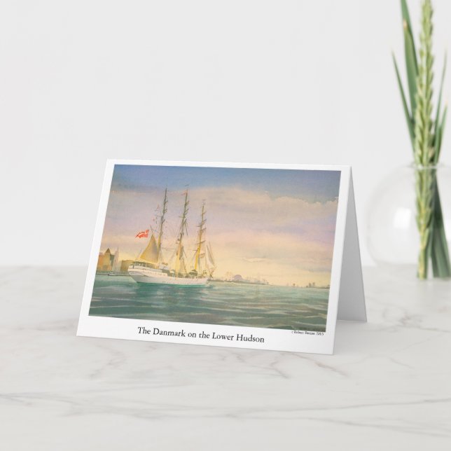 Cartão O Danmark na Baixa Hudson (Frente)