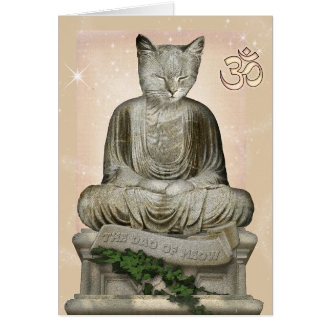 Cartão O Dao de Meow (Frente)