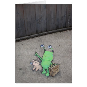 Cartão o desconhecido ou o busto