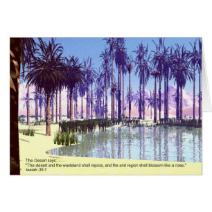 Cartão O Deserto
