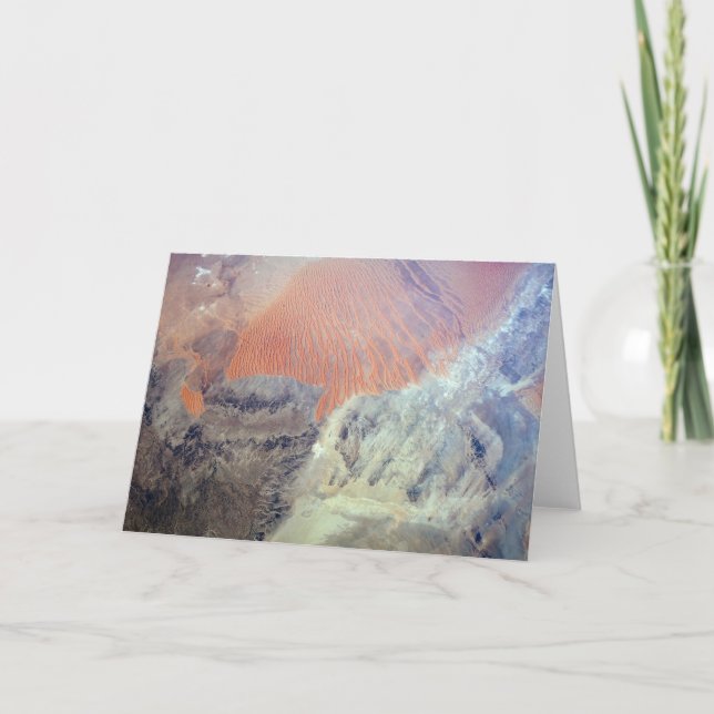 Cartão O Deserto Do Sara Na Argélia, Norte De África. (Frente)