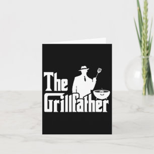 Cartão O Design De Churrasco Engraçado Do Grilldad Para P