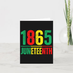 Cartão O Dia Da Emancipação É O Excelente De 1865 Juntede