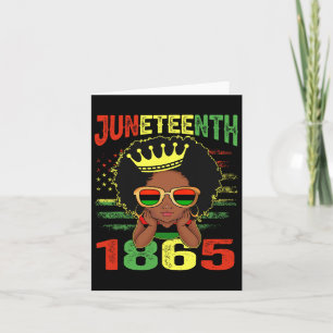 Cartão O Dia da Independência é o dia 18 de junho de 1865