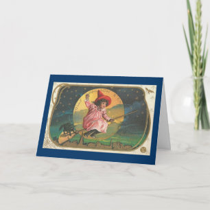 Cartão O Dia das Bruxas alegre