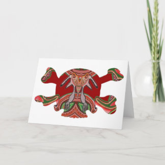 Cartão O Dia das Bruxas: Cara HUMANA do MONSTRO de n ao