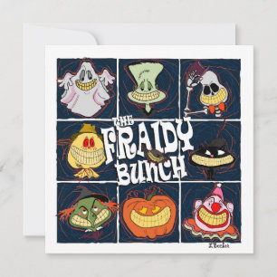 Cartão O Dia das Bruxas Fraidy Bunch