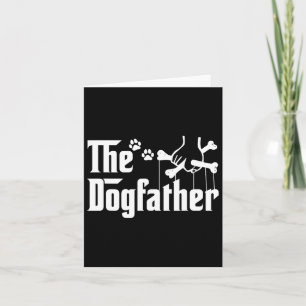 Cartão O Dia de os pais Dogdad Teto Dift Dog Pai - Cão L