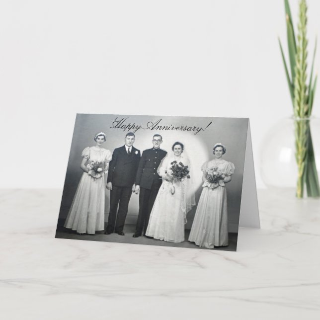 Cartão O Dia do Casamento Deseja. (Frente)