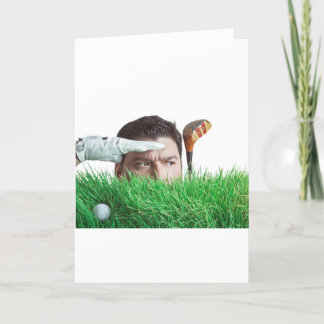 Cartão O dia ruim do golfe é melhor do que um bom dia de 