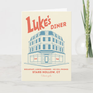 Cartão O Diner do Luke Stars Hollow Design