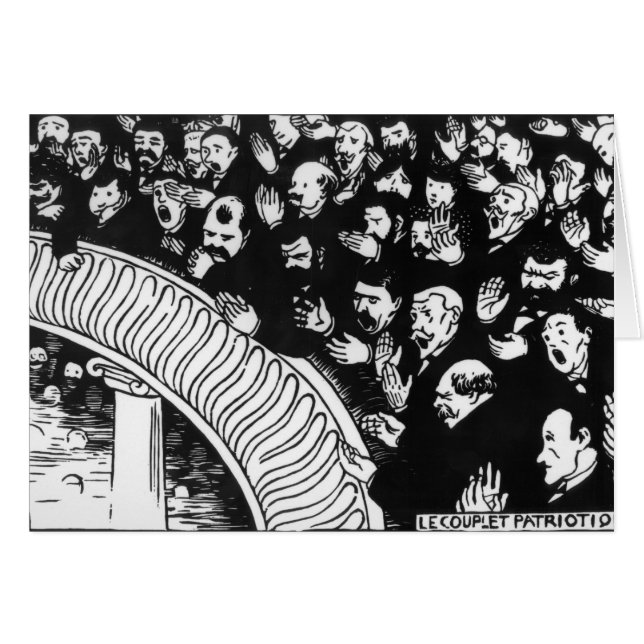 Cartão O dístico patriótico, 1893 (Frente Horizontal)