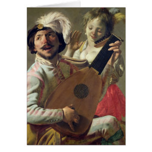 Cartão O dueto, 1628