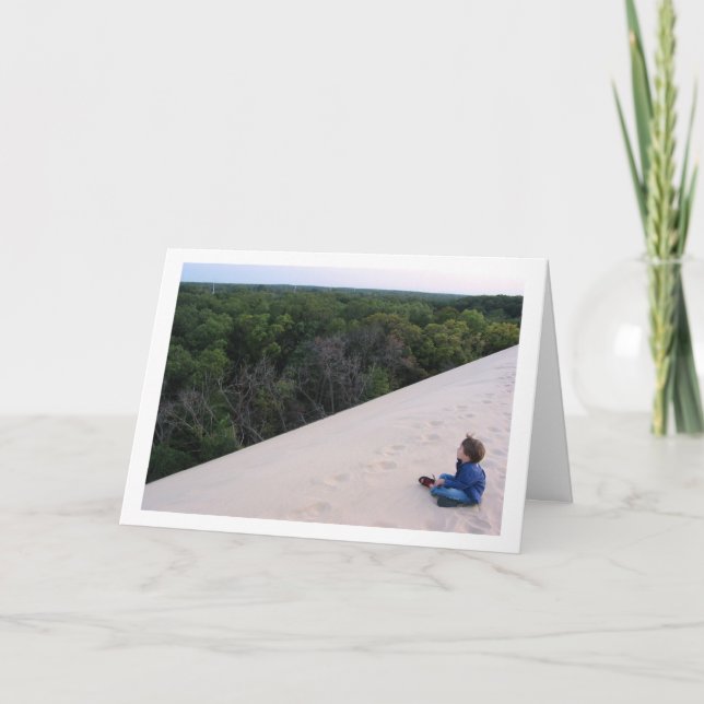 Cartão O Earth Wilder Indiana Dunes Card (Frente)