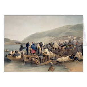 Cartão O embarque do doente em Balaklava