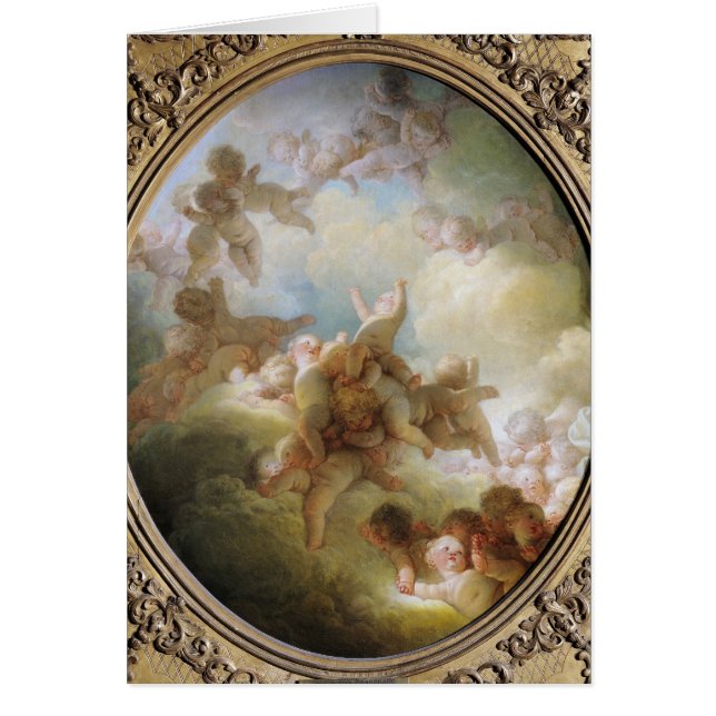 Cartão O enxame dos Cupido, c.1767 (Frente)