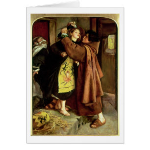 Cartão O escape de um Heretic, 1559, 1857 (óleo em canva