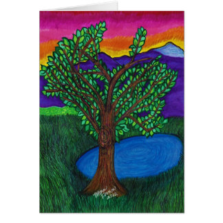 Cartão "O espírito vive "