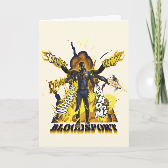 Cartão O Esquadrão Suicida| Ação Gráfica relativa ao Bloo (Frente)