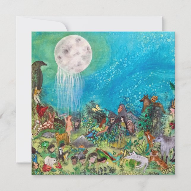 Cartão O Esquecido Incentivo à Arte Original (Frente)