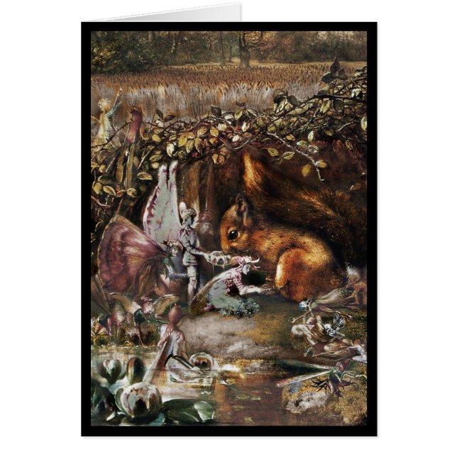 Cartão O Esquilo Ferido (Frente)