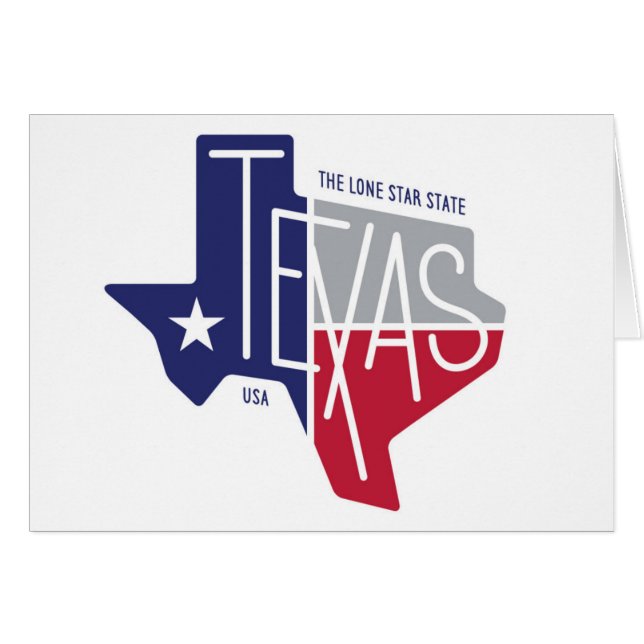 Cartão O estado solitário da estrela (Frente Horizontal)