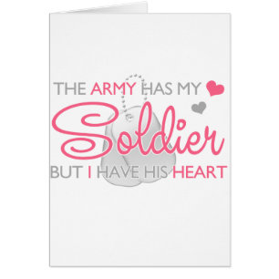 Cartão O exército tem meu soldado
