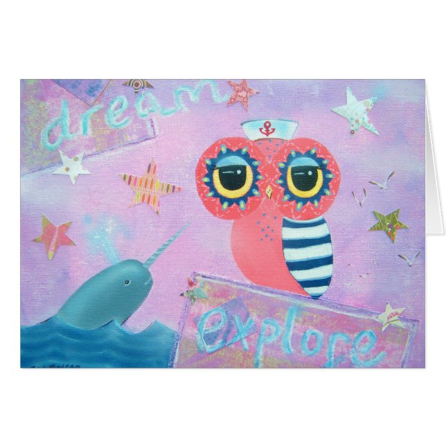 Cartão O explorador ideal (Frente Horizontal)