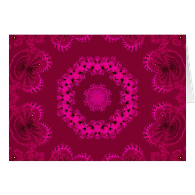 Cartão O falso bordou o Victorian do Crepe (Frente Horizontal)