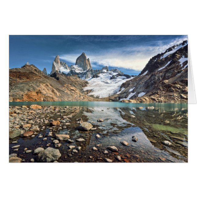 Cartão O Famoso Fitz Roy (Frente Horizontal)