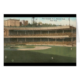 Cartão O famoso Parque de Baseball em Polo, Nova Iorque