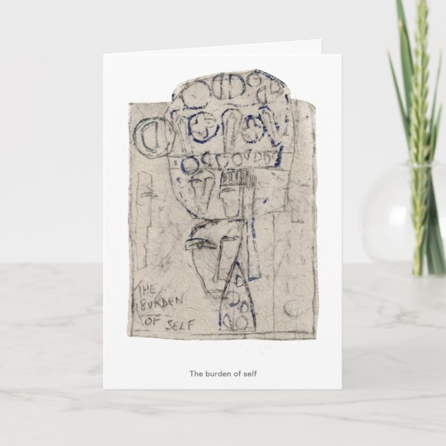 Cartão O fardo do (Frente)