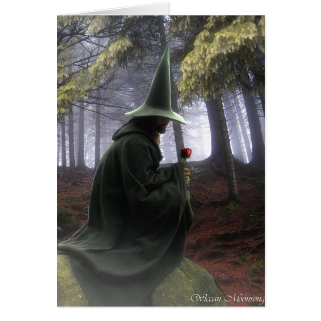 Cartão O feiticeiro (Frente)