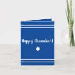 Cartão O Festival das Luzes Chanukah<br><div class="desc">Porque às vezes você quer soletrar "Chanukah" em vez de "Hanukkah",  sabe?</div>