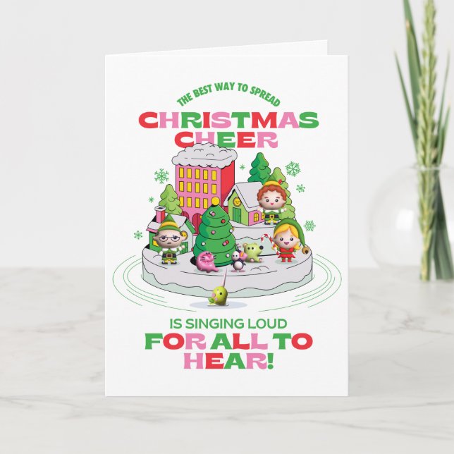 Cartão O Filme O Elfo | A Melhor Maneira de Espalhar o Na (Frente)