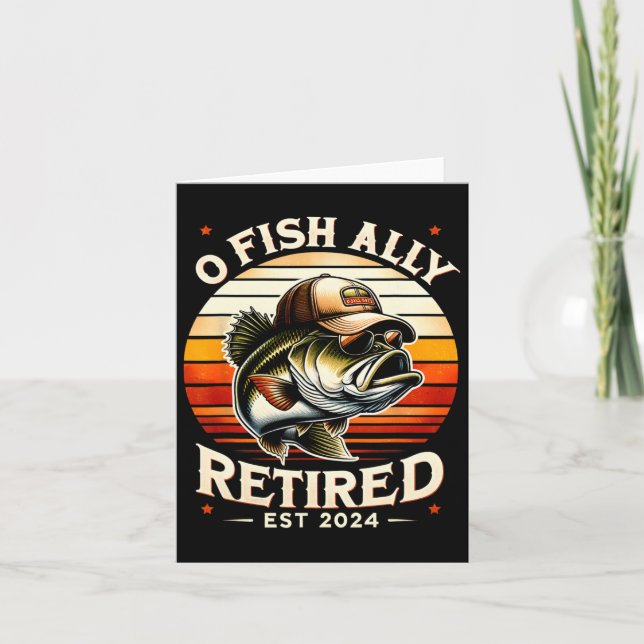 Cartão O Fish Ally Recansado No Passado De 2024 Peixes De (Frente)