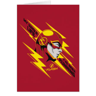Cartão O Flash | Toda a minha vida que tenho estado a cor
