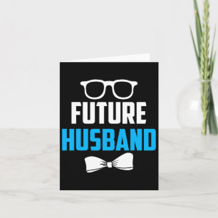 Cartão O Futuro Campo de Casamento do Bachelor do Marido