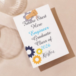 Cartão O futuro começa agora. Graduada em engenharia pers