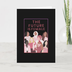 Cartão O futuro é feminino