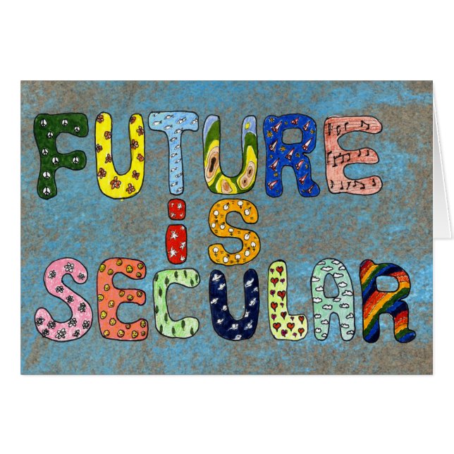 CARTÃO O FUTURO É SECULAR (Frente Horizontal)