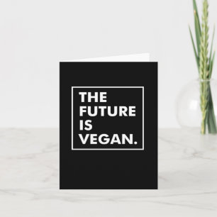 Cartão O Futuro É Vegan