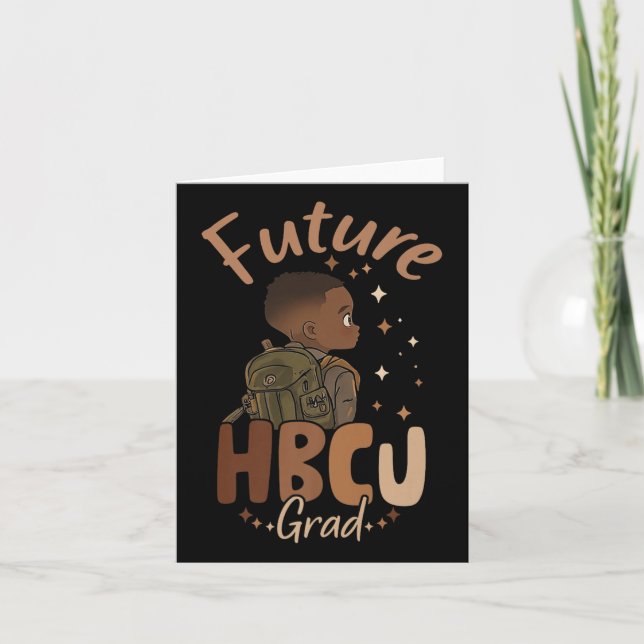 Cartão O Futuro Hbcu Formando História Negra Formatação d (Frente)